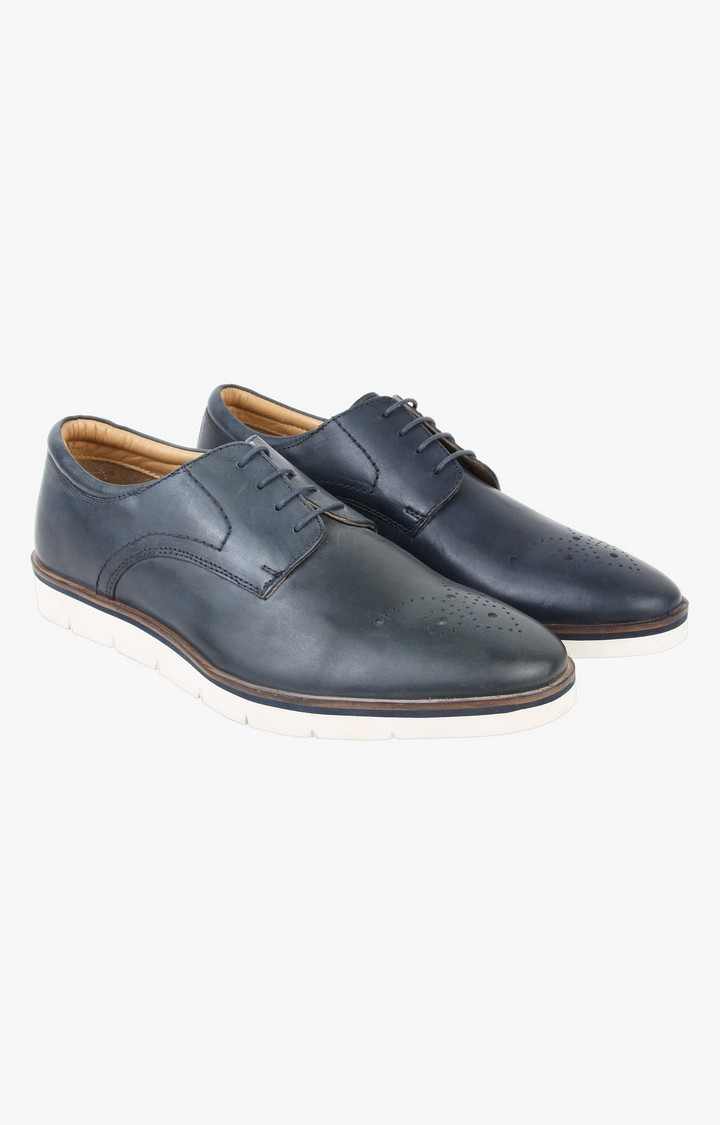 Bluebell Blue Tie-Ups & Dress Loafers