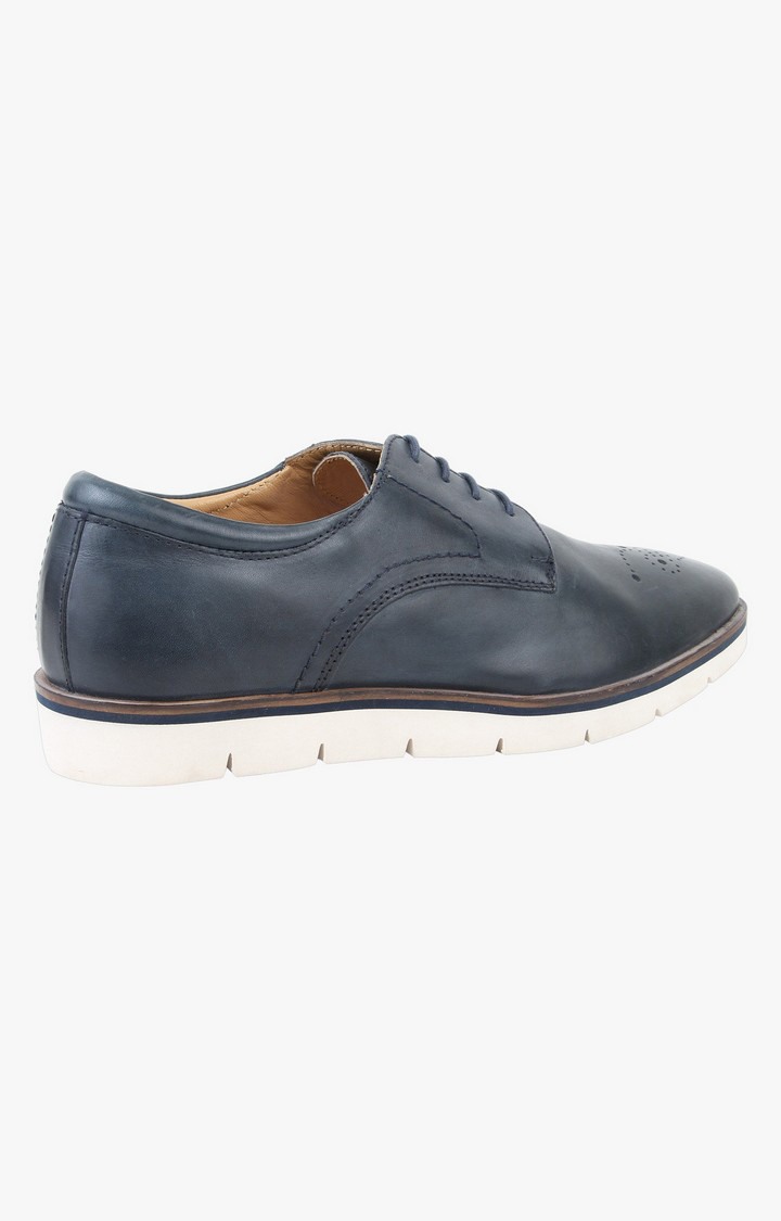Bluebell Blue Tie-Ups & Dress Loafers