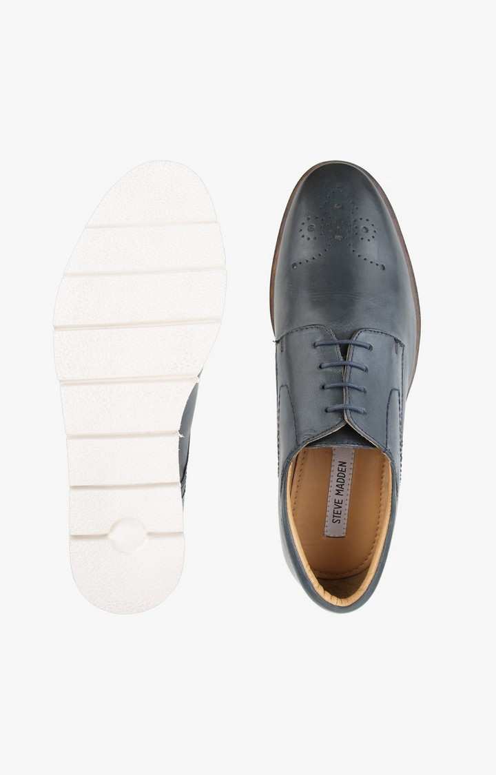 Bluebell Blue Tie-Ups & Dress Loafers