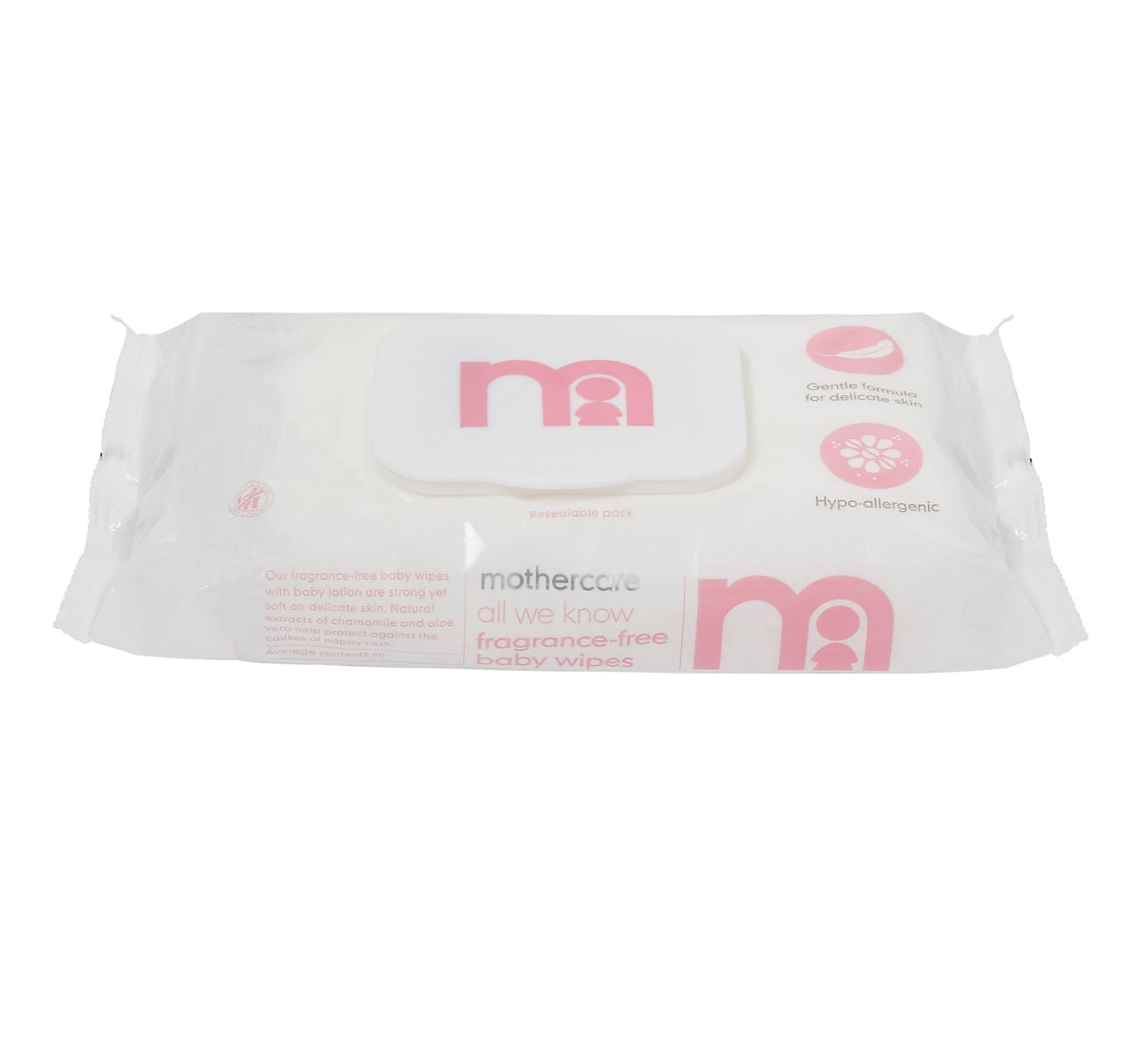 Mothercare | Mothercare All We Know Non-Fragranced Baby Wipes Pack of 60 0