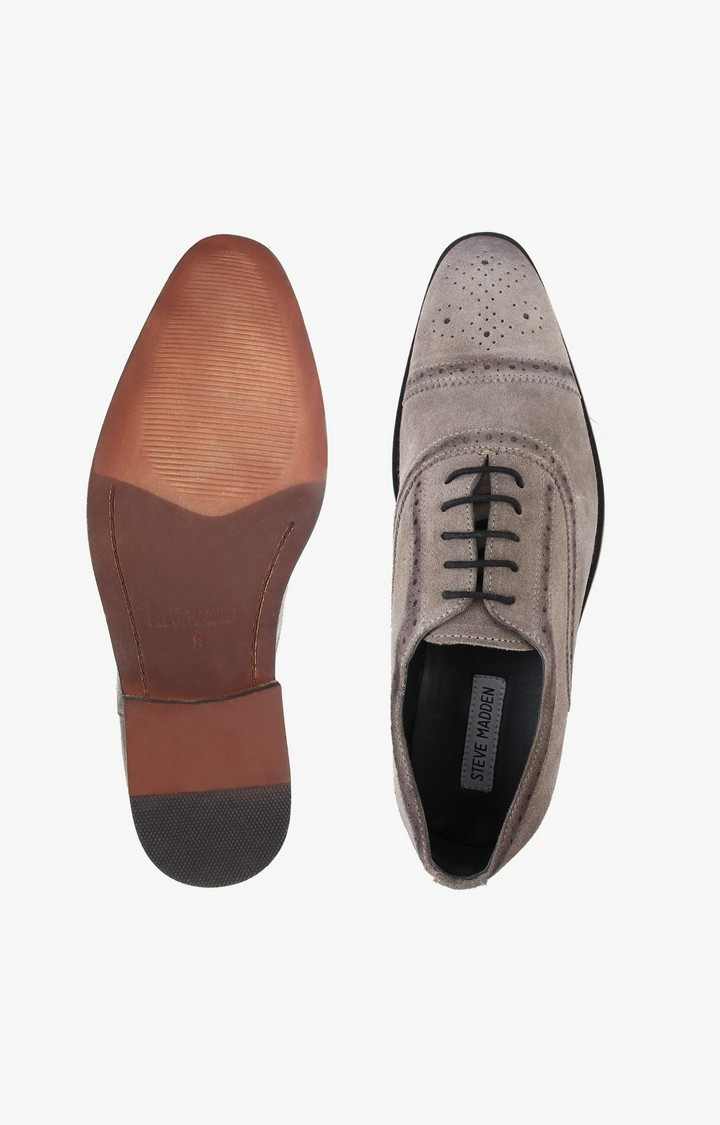 Moonwalk Grey Tie-Ups & Dress Loafers
