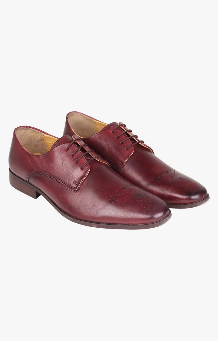 Seatle Red Tie-Ups & Dress Loafers