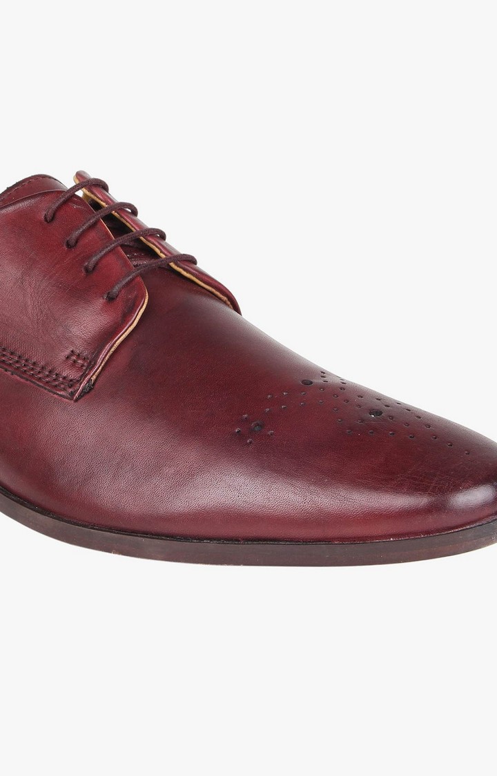 Seatle Red Tie-Ups & Dress Loafers