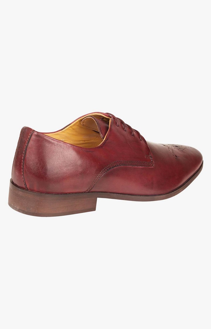 Seatle Red Tie-Ups & Dress Loafers