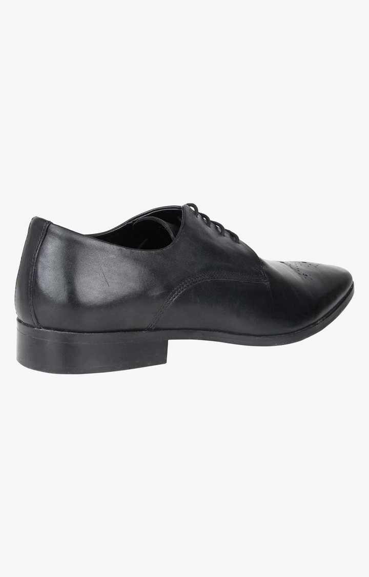 Seatle Black Tie-Ups & Dress Loafers
