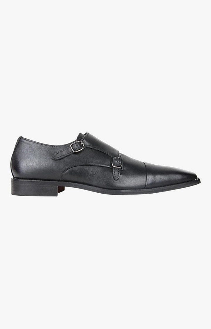 Cage Black Tie-Ups & Dress Loafers