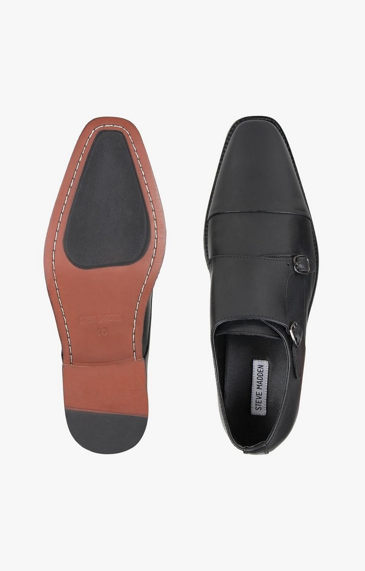 Cage Black Tie-Ups & Dress Loafers