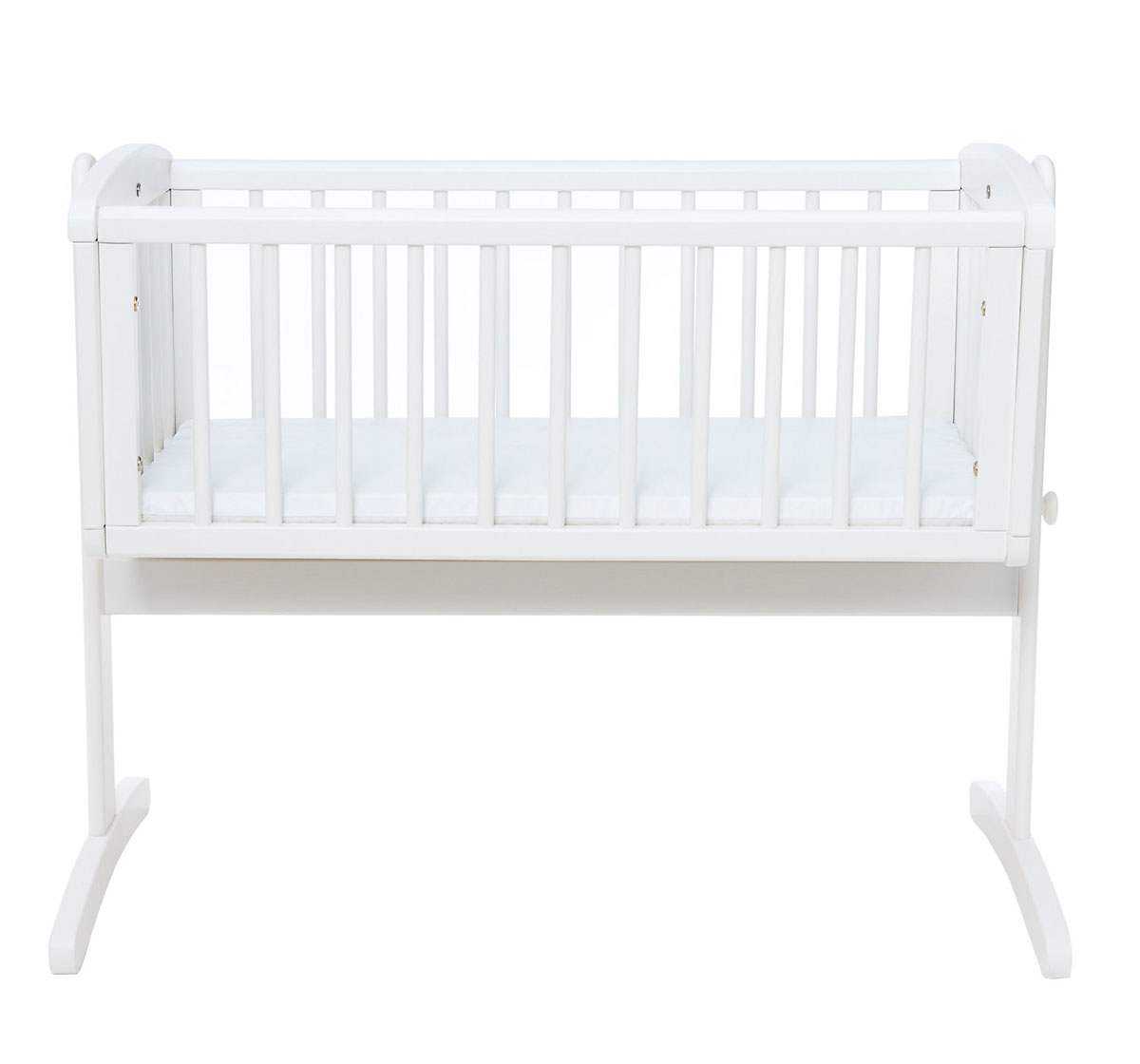 Mothercare white swinging best sale crib