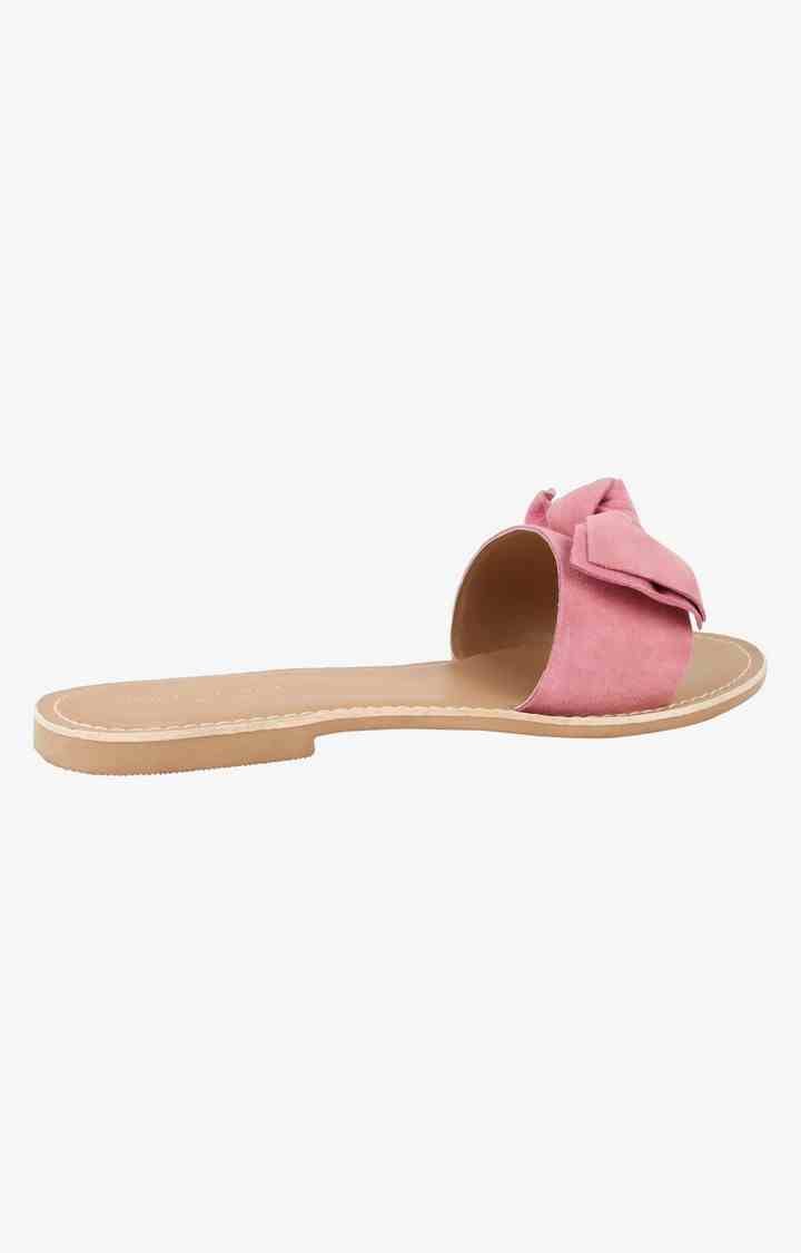 Slidey Pink Flats