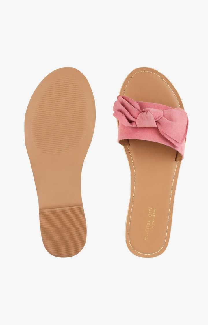 Slidey Pink Flats