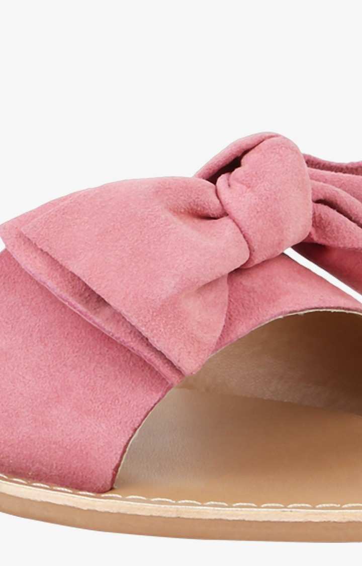 Slidey Pink Flats