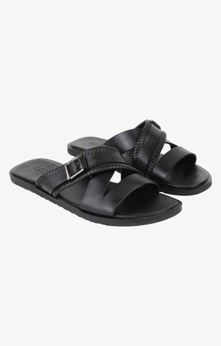 Rapper Black Sandals & Flip Flops