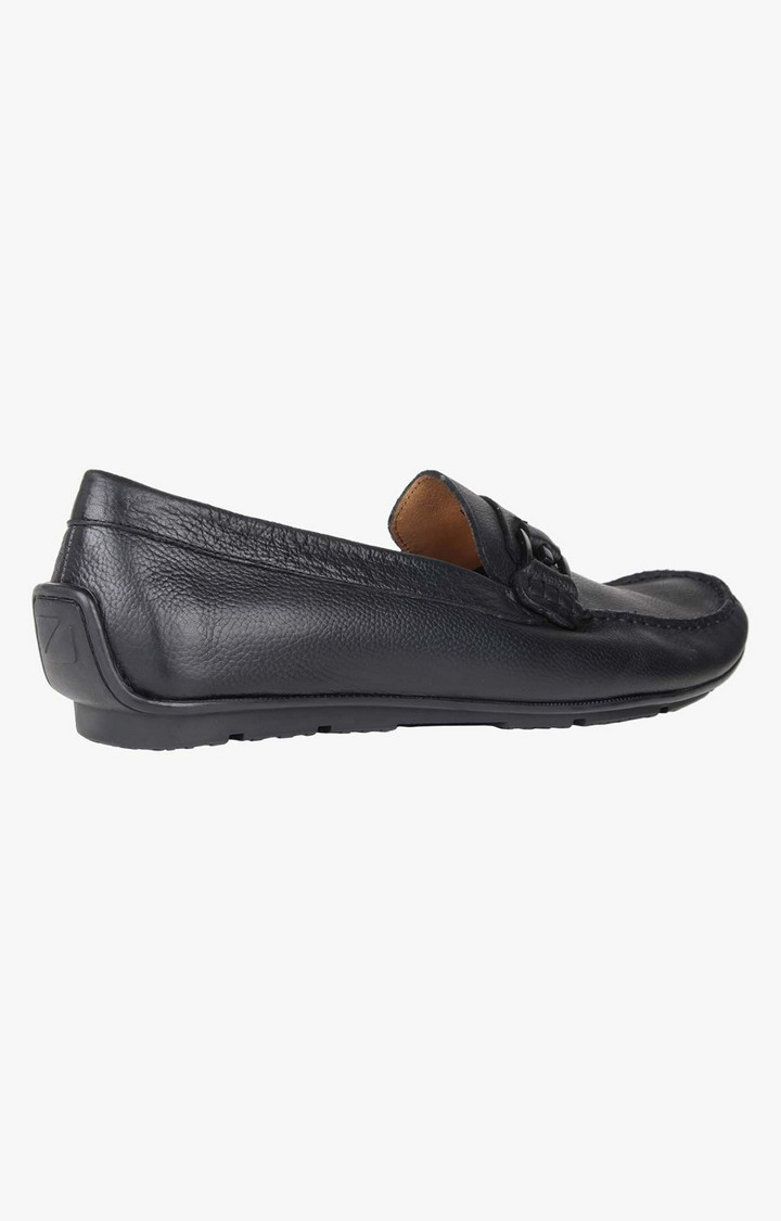 Floyd Black Driver Loafers