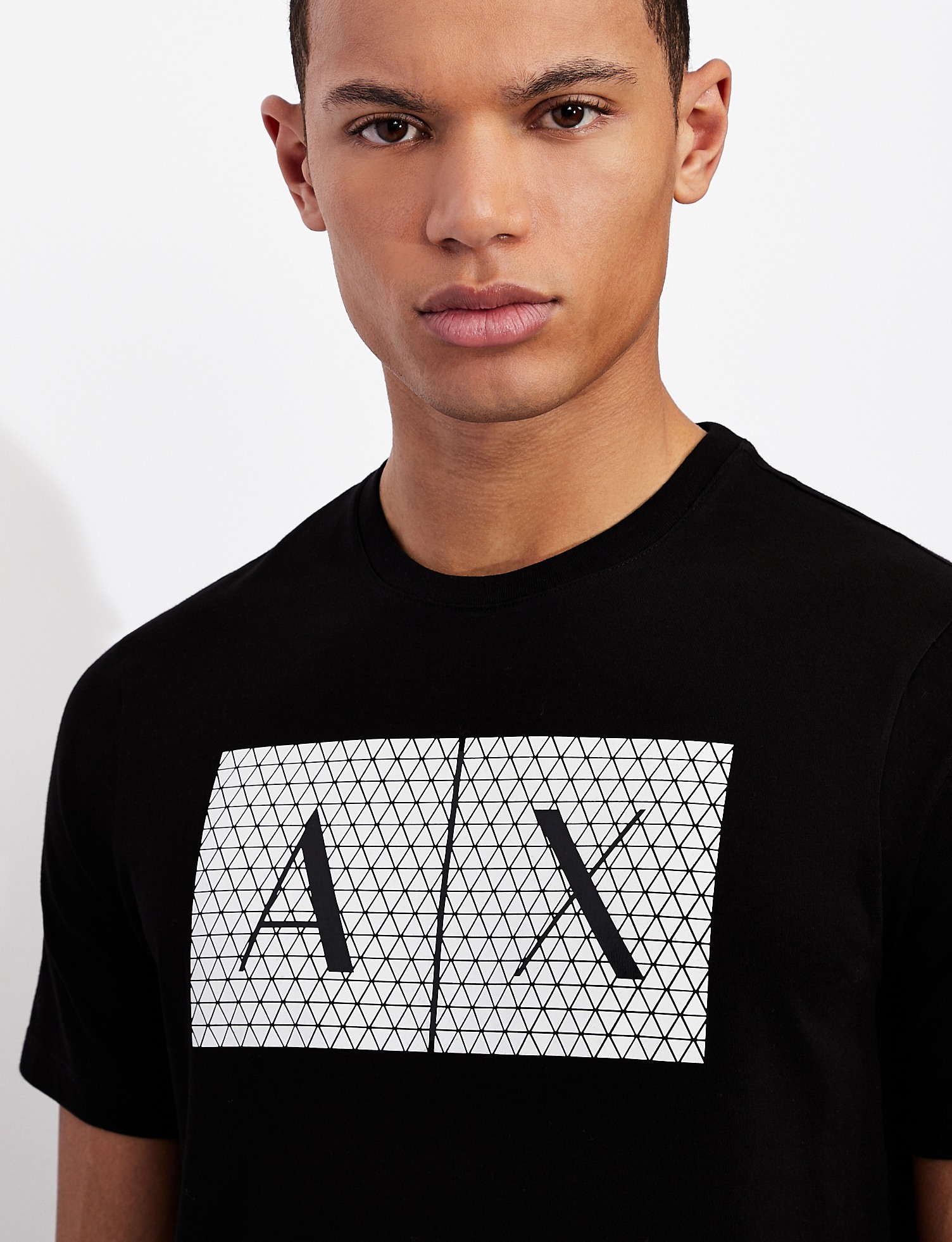 Logo Print CrewNeck Slim Fit TShirt