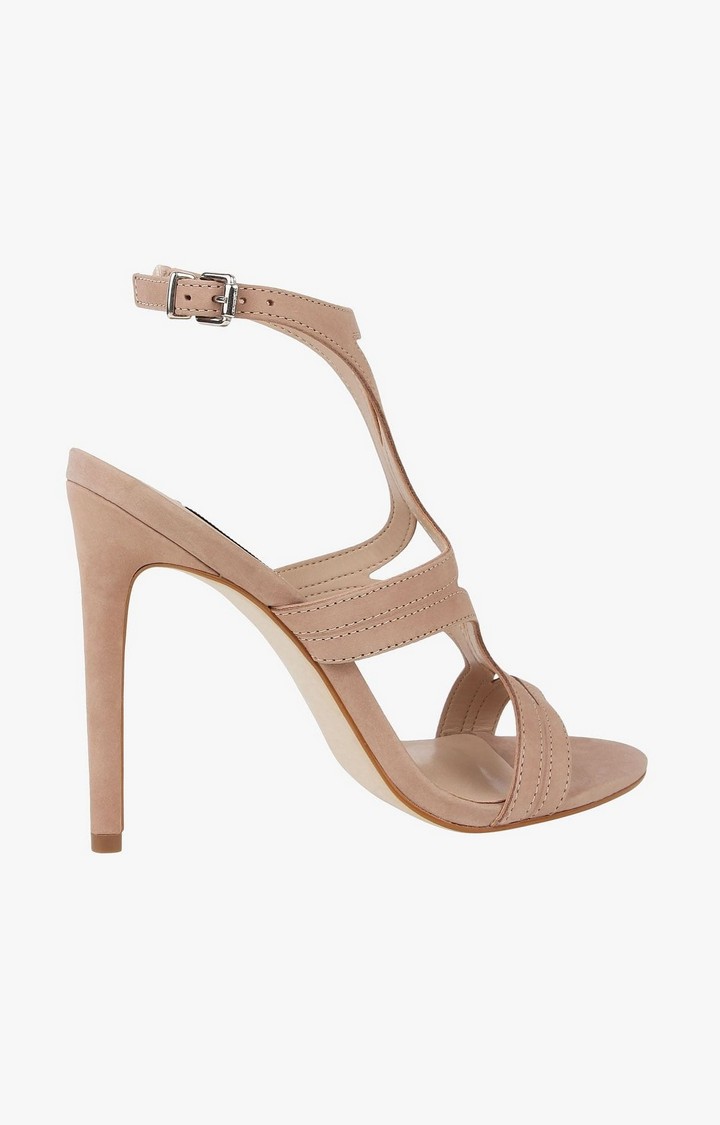 Sidney Brown Heel Sandals