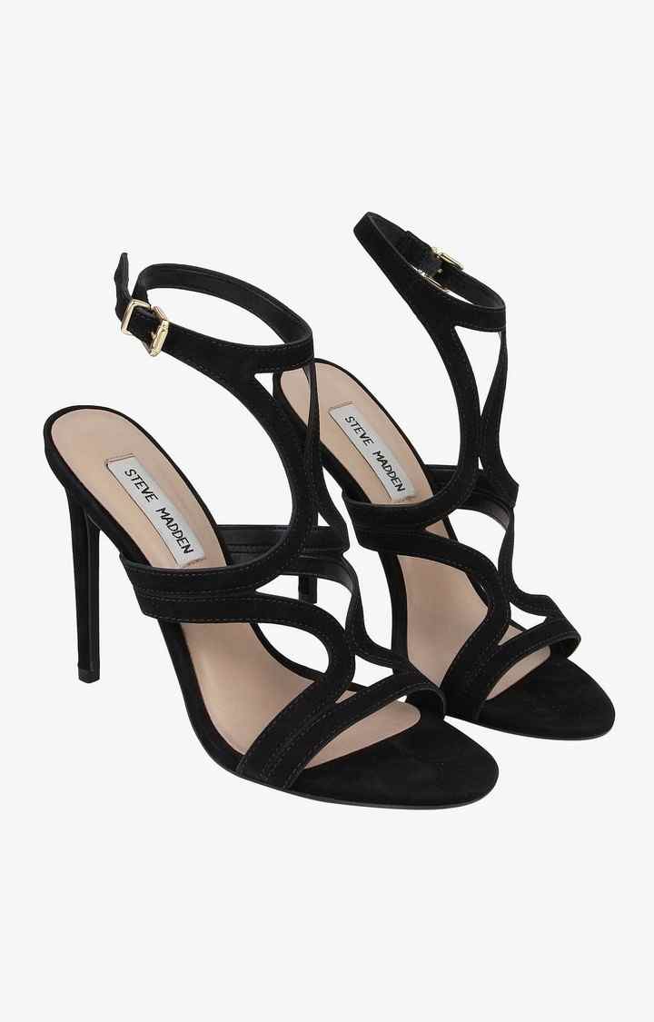 Sidney Black Heel Sandals