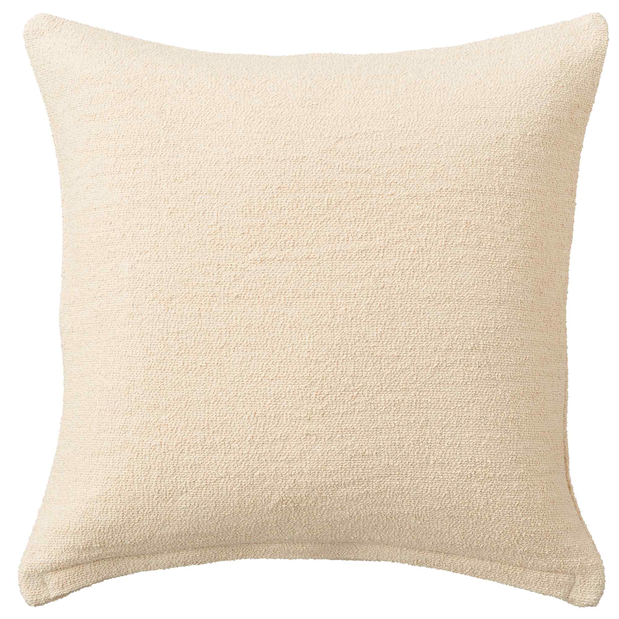 ORGANIC COTTON  BOUCLE CUSHION COVER ECRU