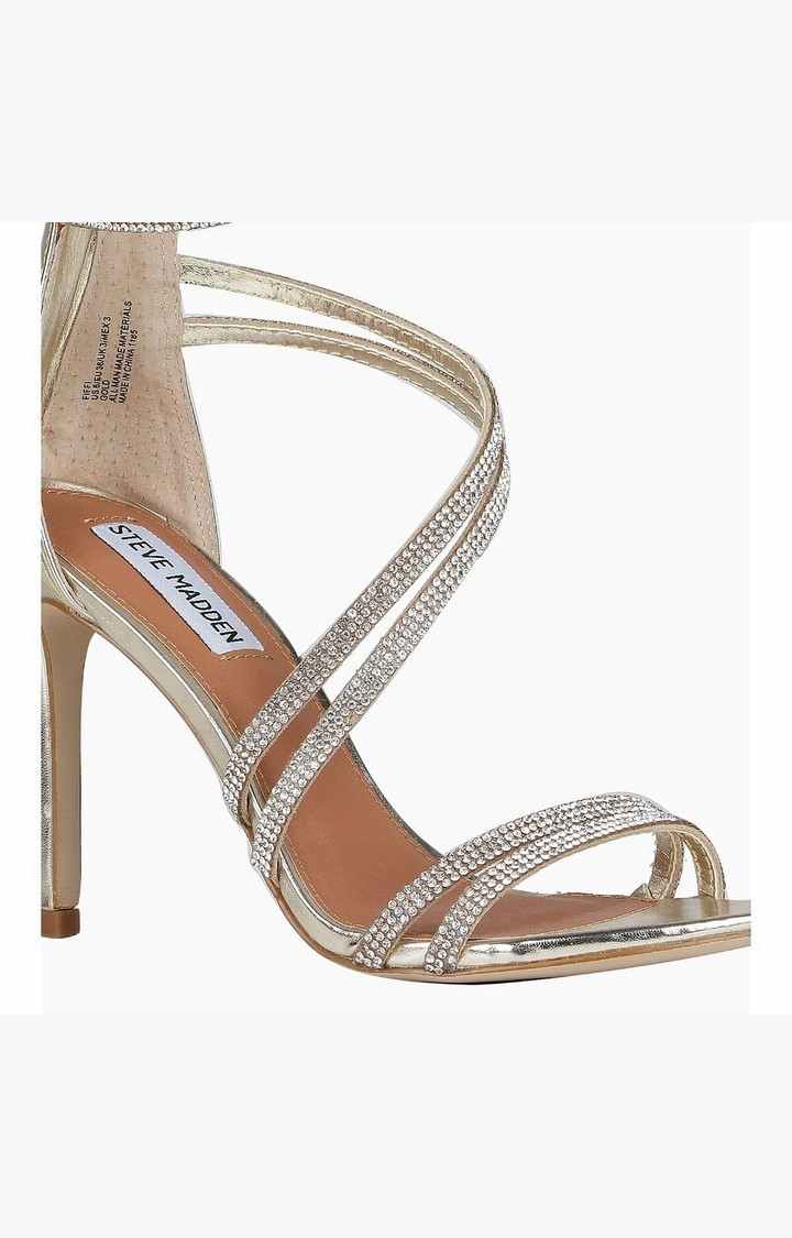 Fiffi Gold Heel Sandals
