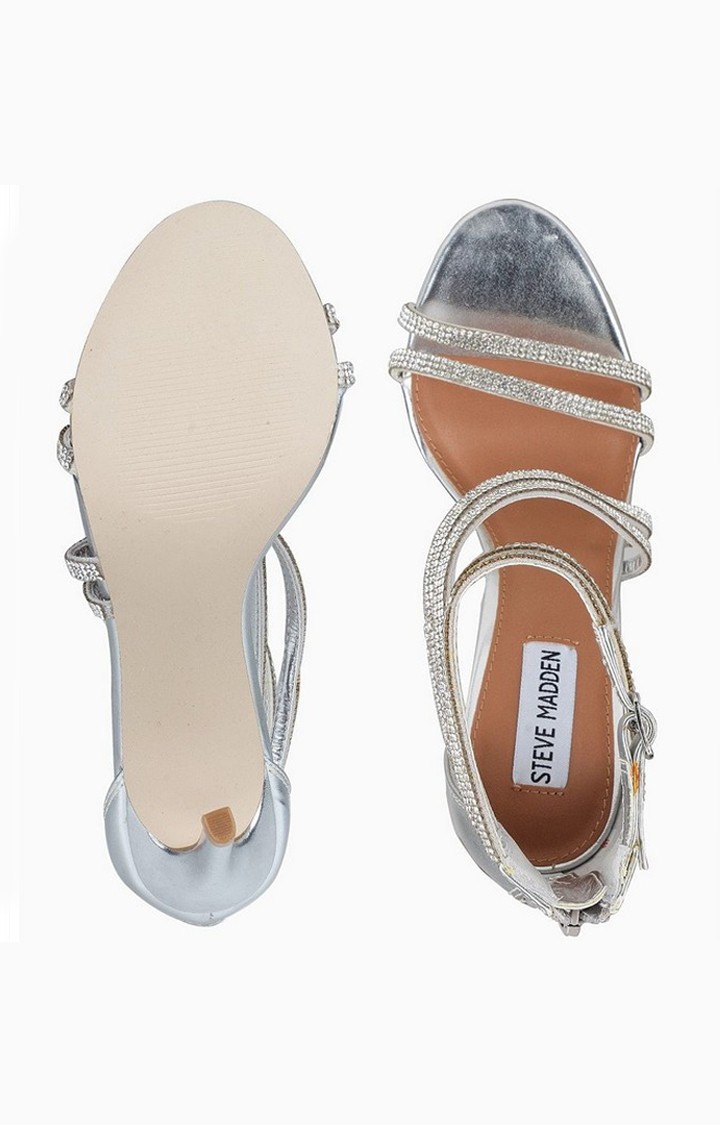 Fiffi Silver Heel Sandals