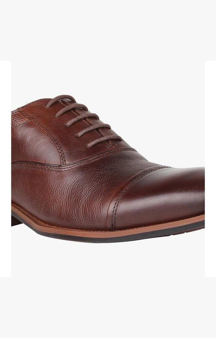 Glympse Brown Tie-Ups & Dress Loafers
