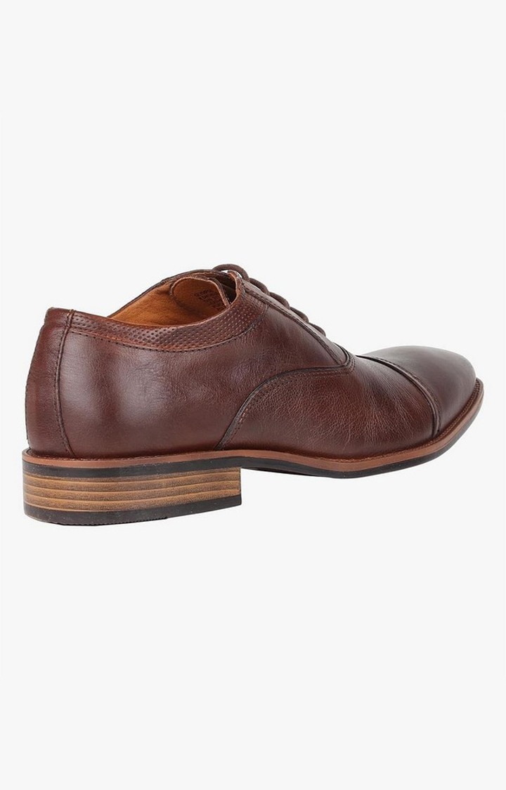 Glympse Brown Tie-Ups & Dress Loafers