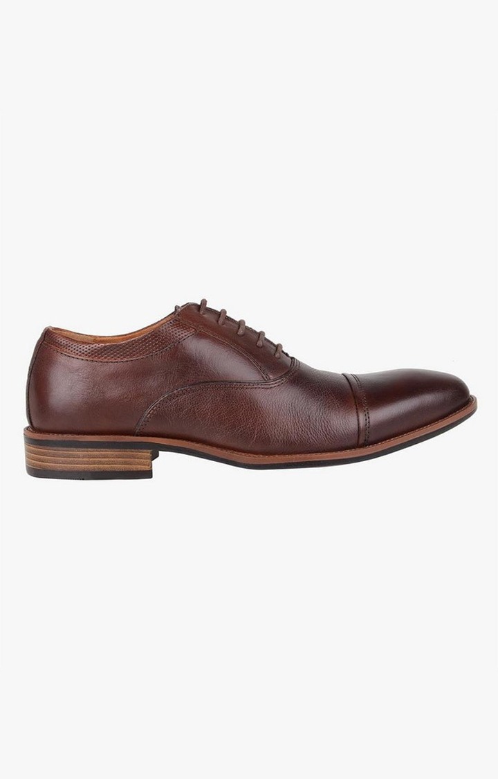 Glympse Brown Tie-Ups & Dress Loafers