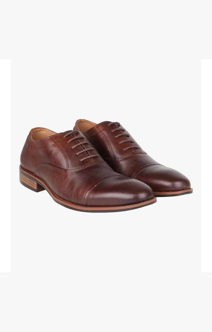 Glympse Brown Tie-Ups & Dress Loafers
