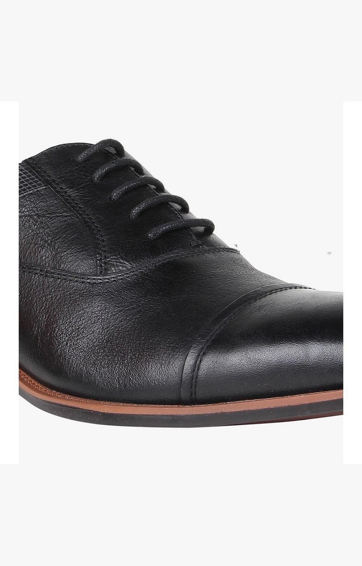 Glympse Black Tie-Ups & Dress Loafers