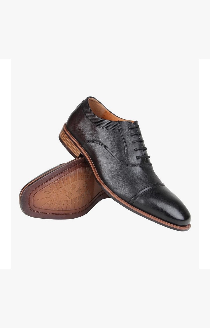 Glympse Black Tie-Ups & Dress Loafers
