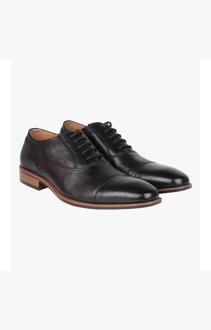 Glympse Black Tie-Ups & Dress Loafers