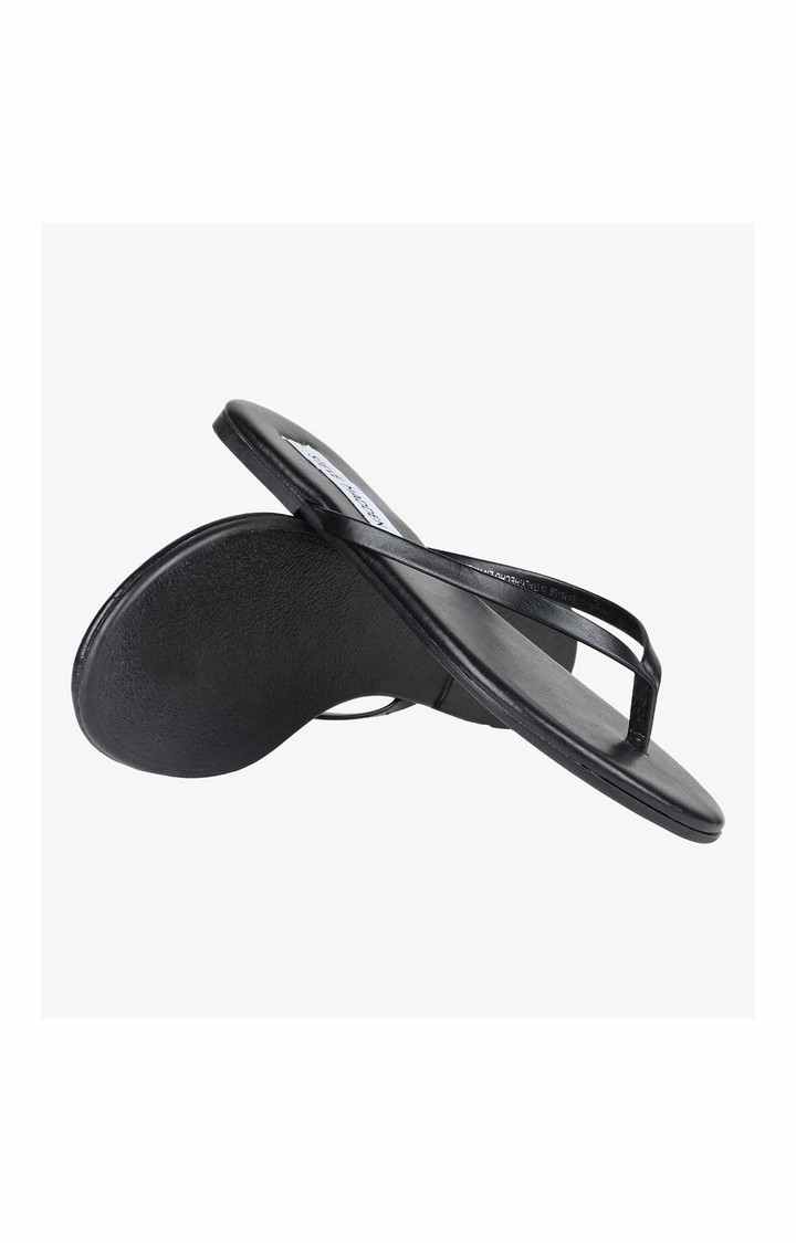 Beach Black Flats