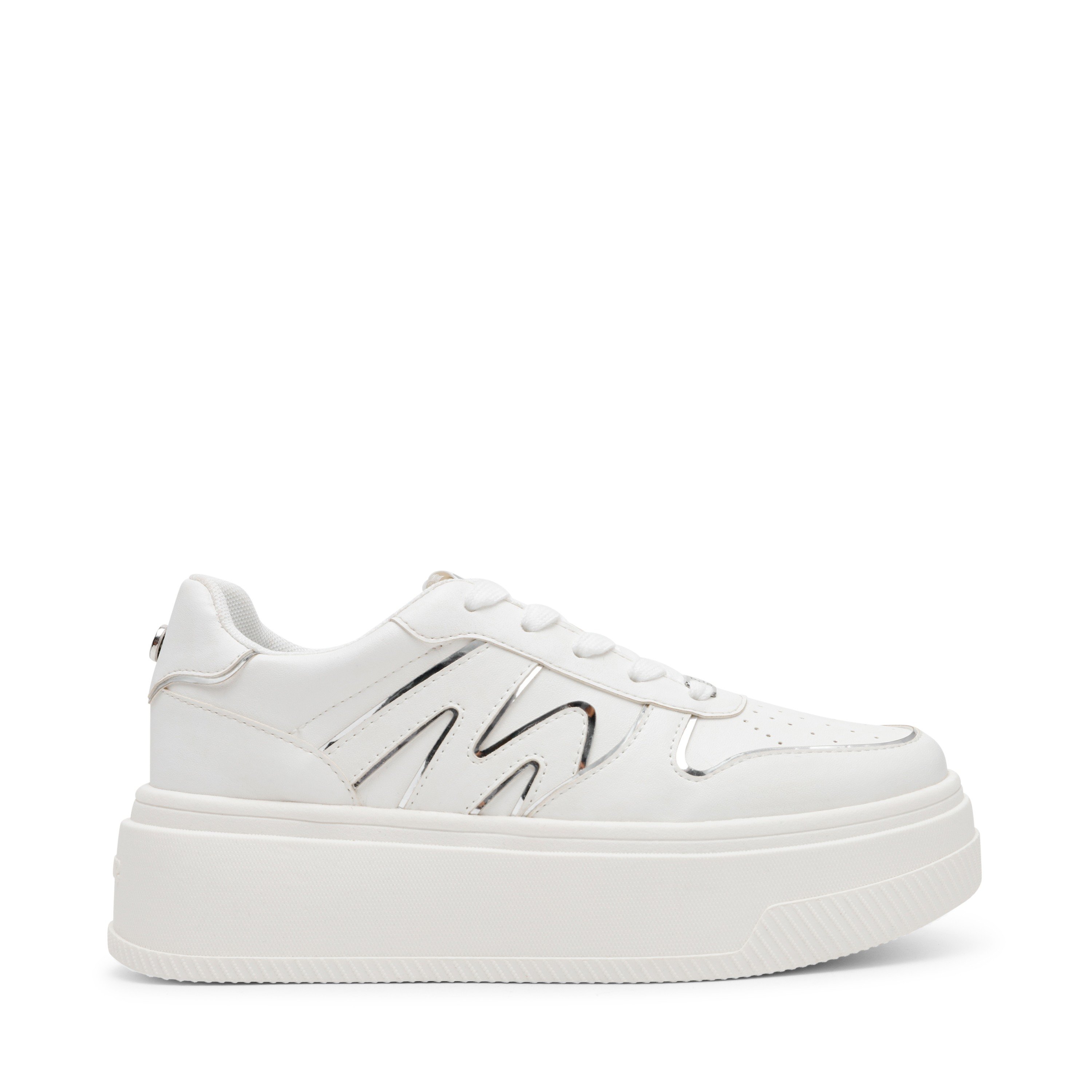 Dynamo White/Silver Sneakers