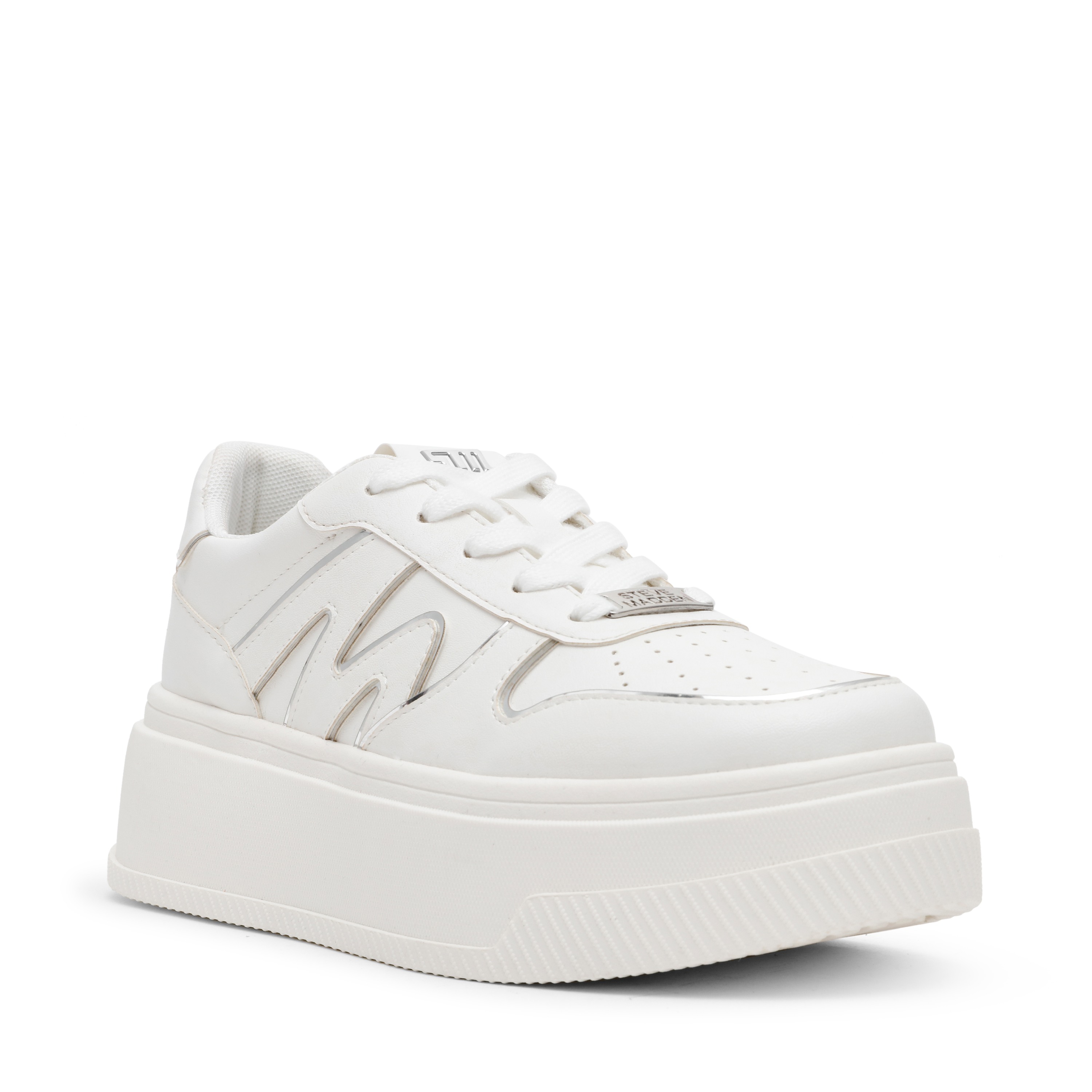 Dynamo White/Silver Sneakers