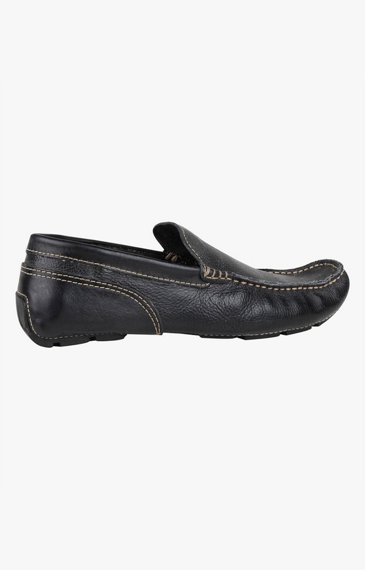Dune Black Driver Loafers