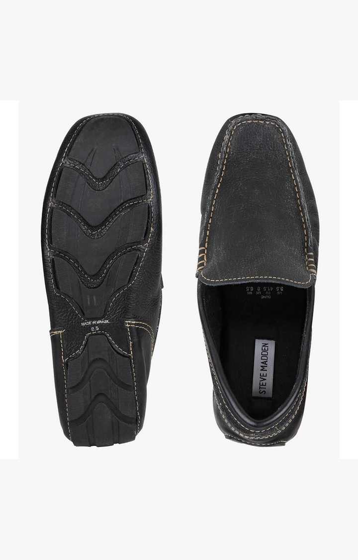 Dune Black Driver Loafers