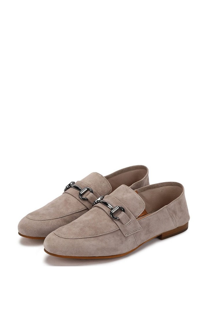 Kerin Grey Closed Flats & Ballerinas