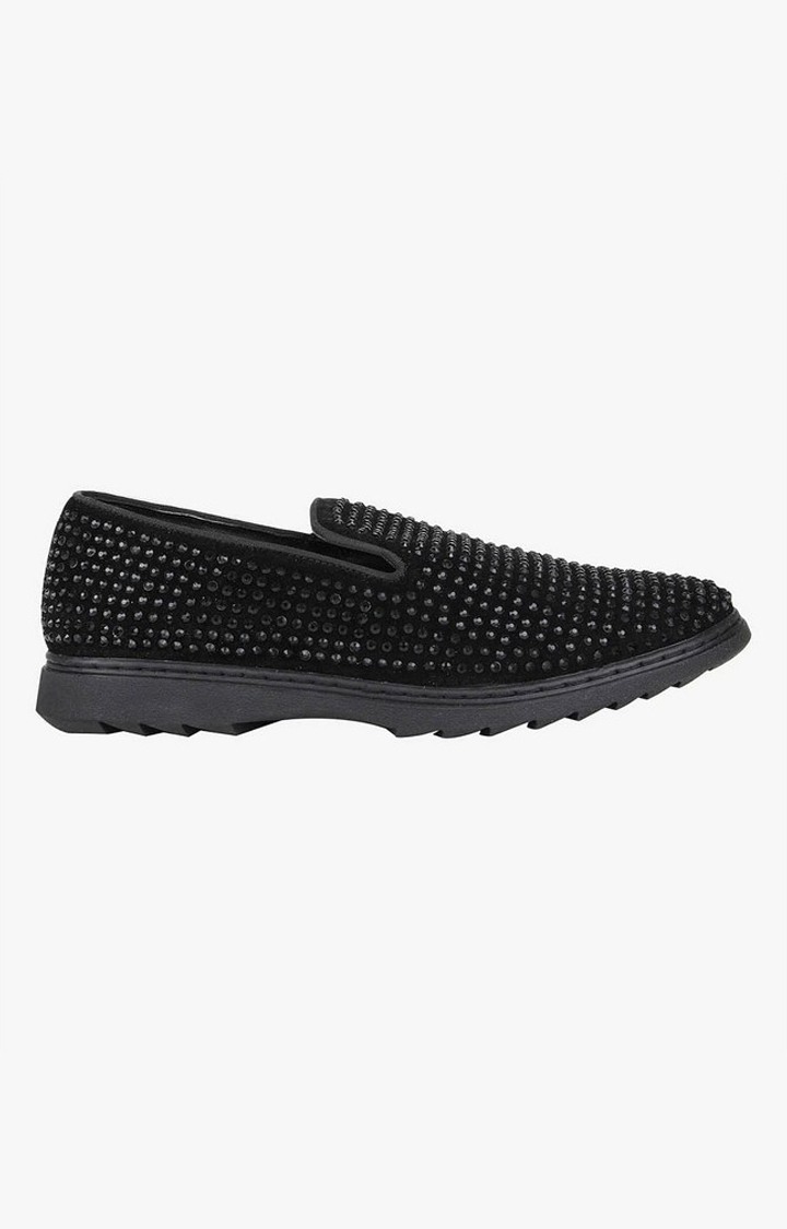 Grinder Black Driver Loafers