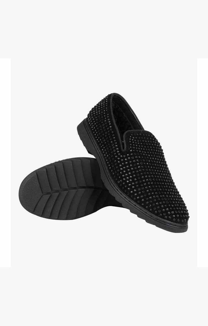 Grinder Black Driver Loafers