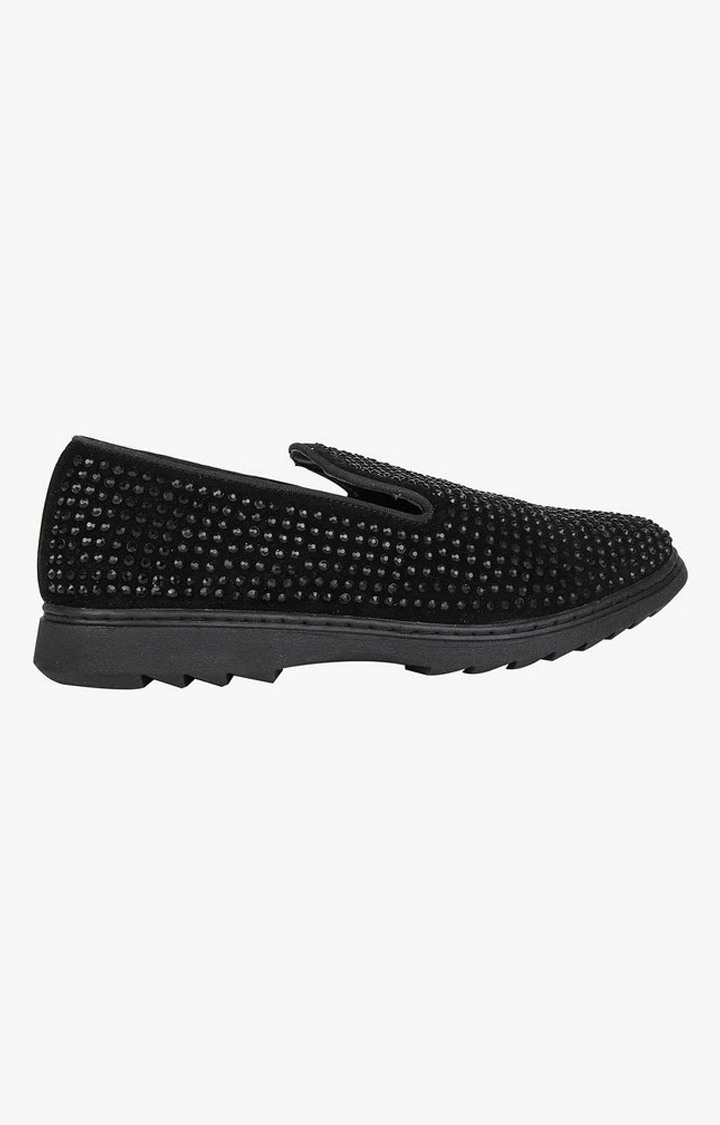 Grinder Black Driver Loafers