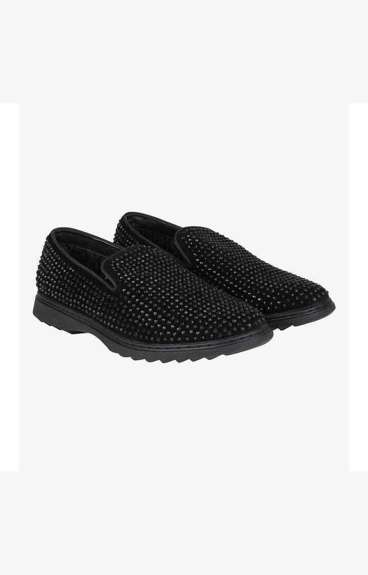 Grinder Black Driver Loafers