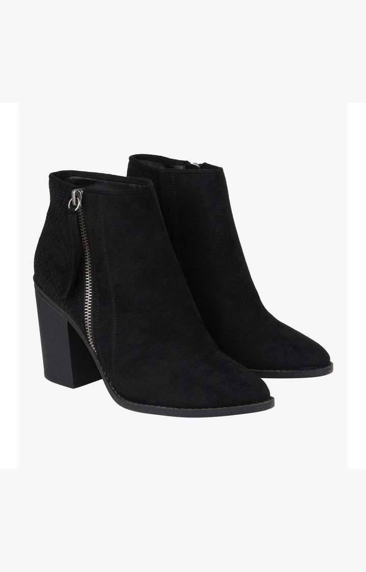 Smrerlay Black Heel Sandals