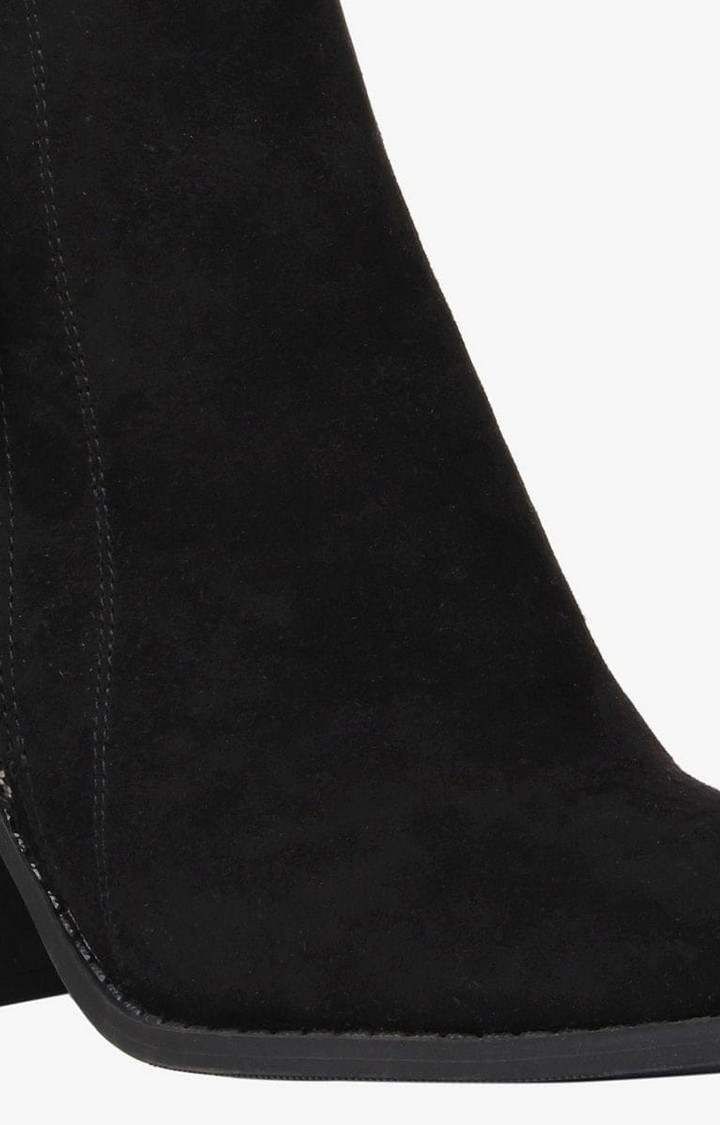 Smrerlay Black Heel Sandals