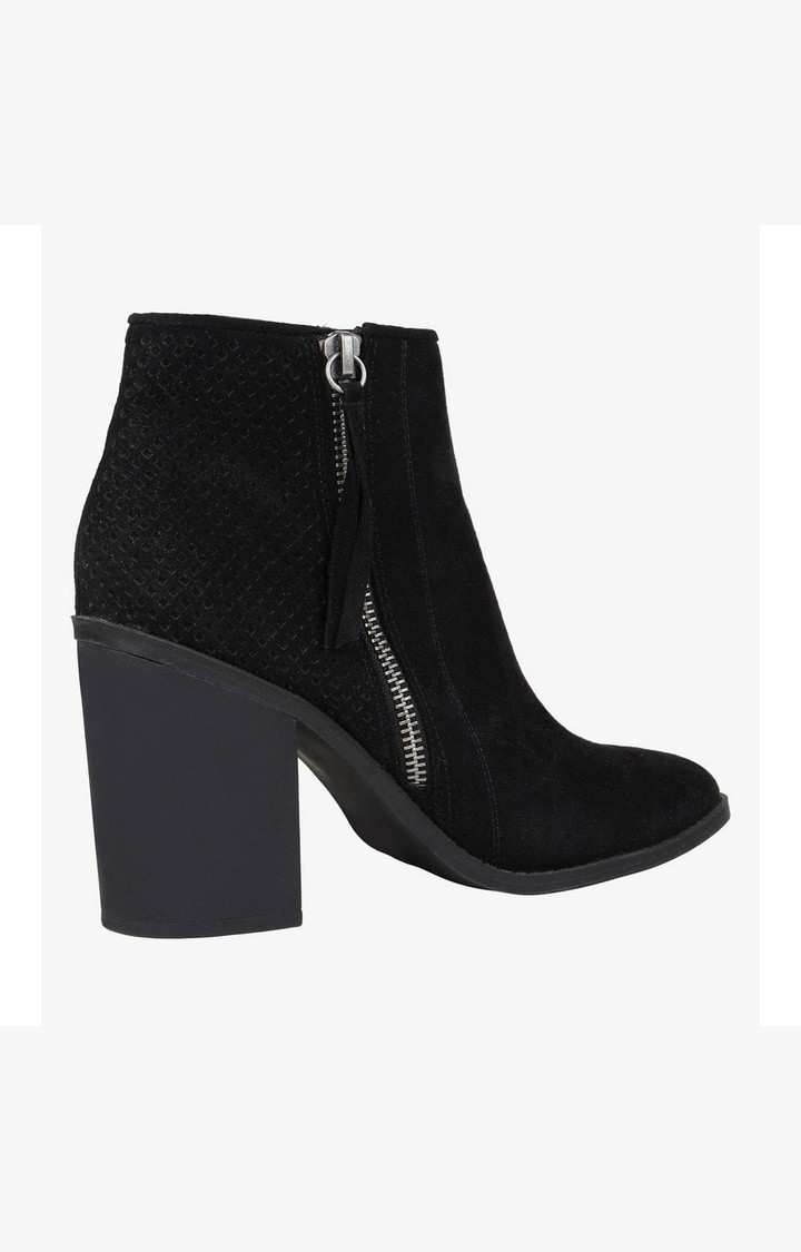 Smrerlay Black Heel Sandals