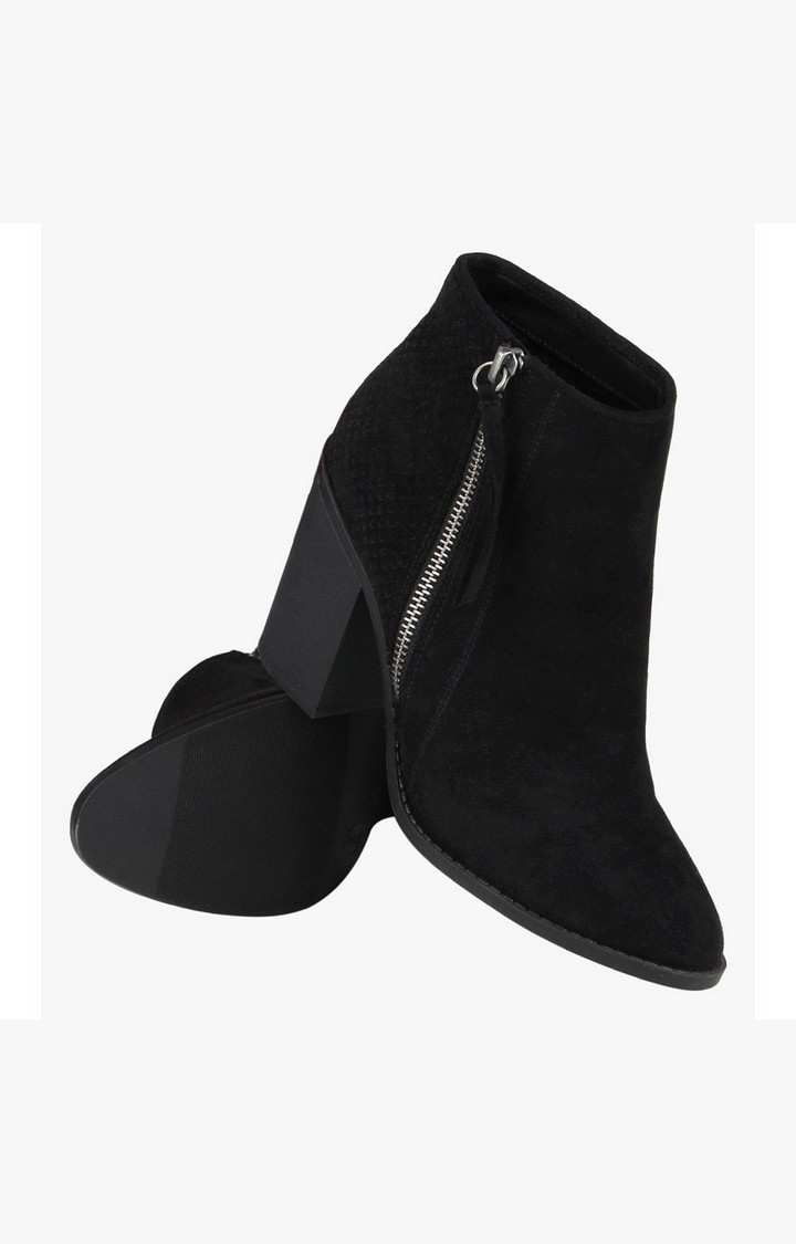 Smrerlay Black Heel Sandals