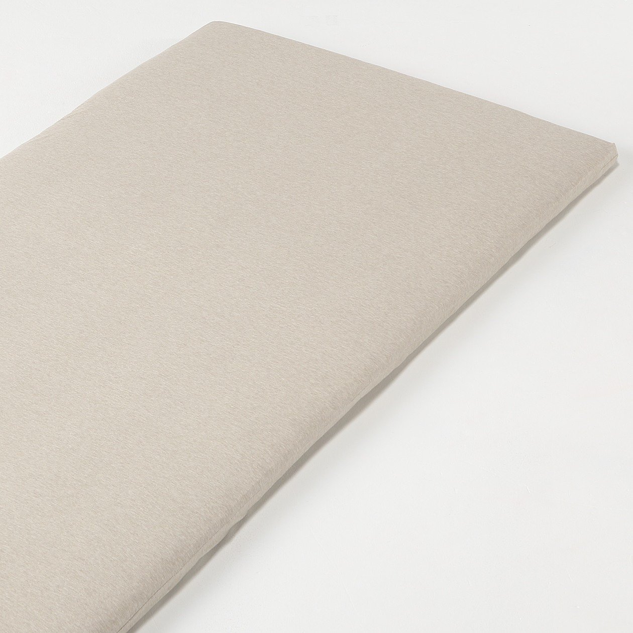 ORGANIC COTTON JERSEY FUTON COVER S BEIGE