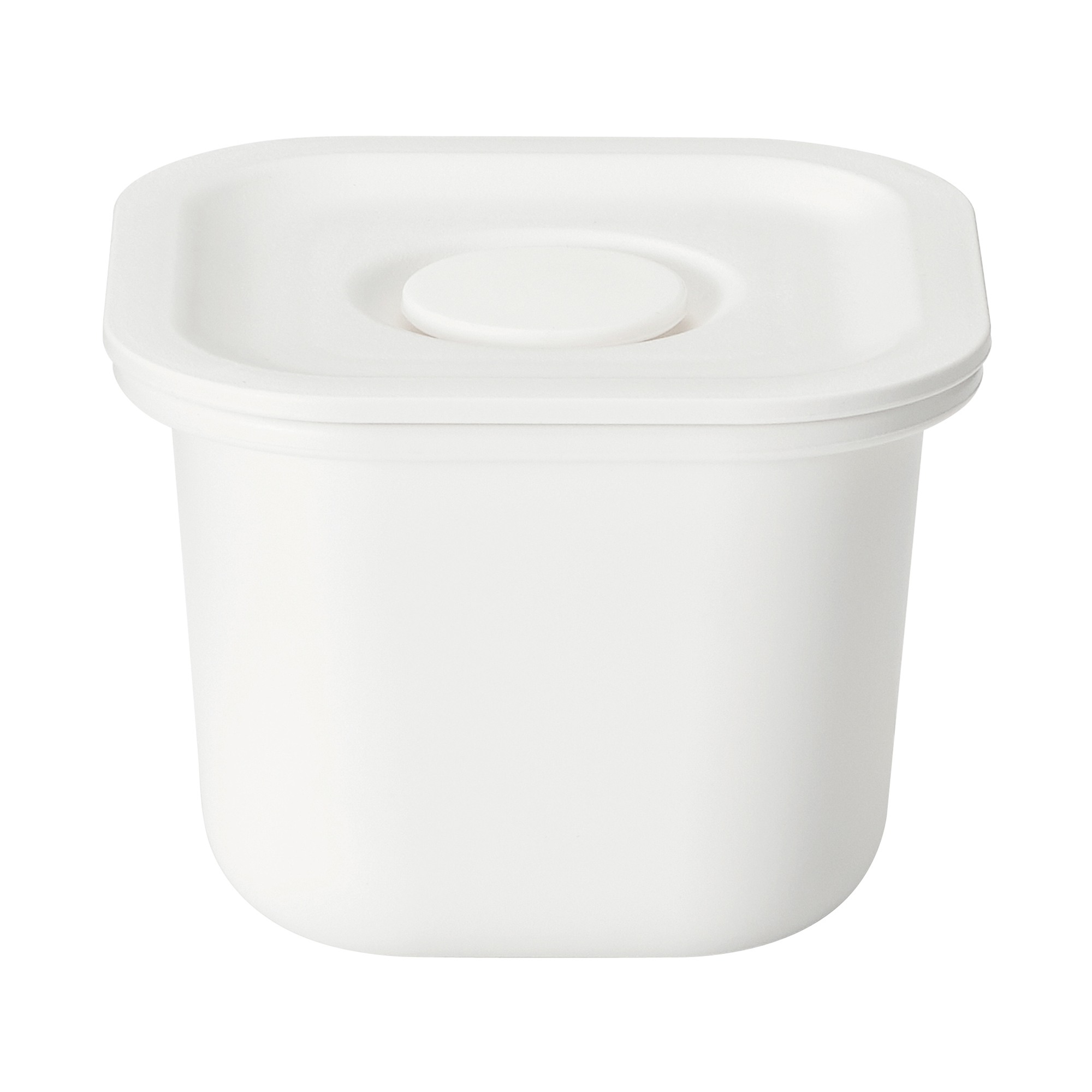 PP LUNCH BOX - STORAGE CONTAINER WITH VALVE / WHITE / 70ml