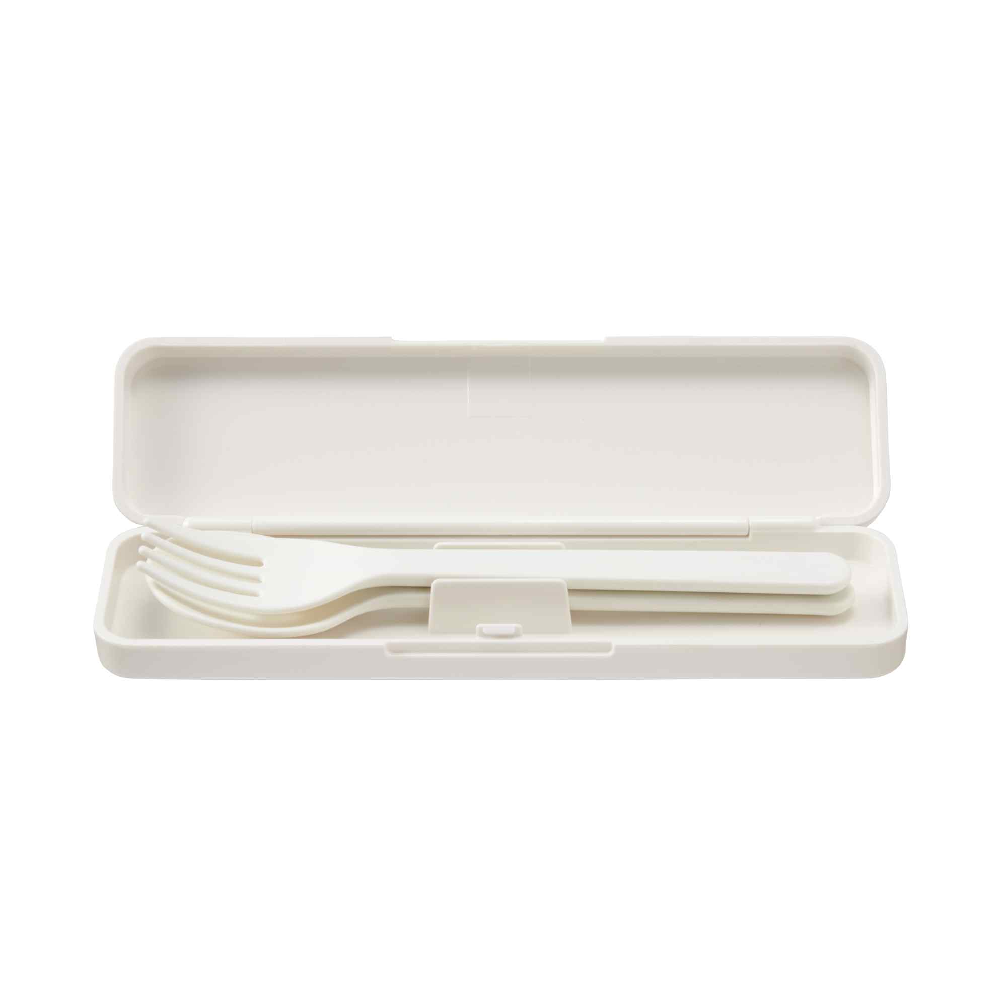 FORK AND SPOON SET / WHITE