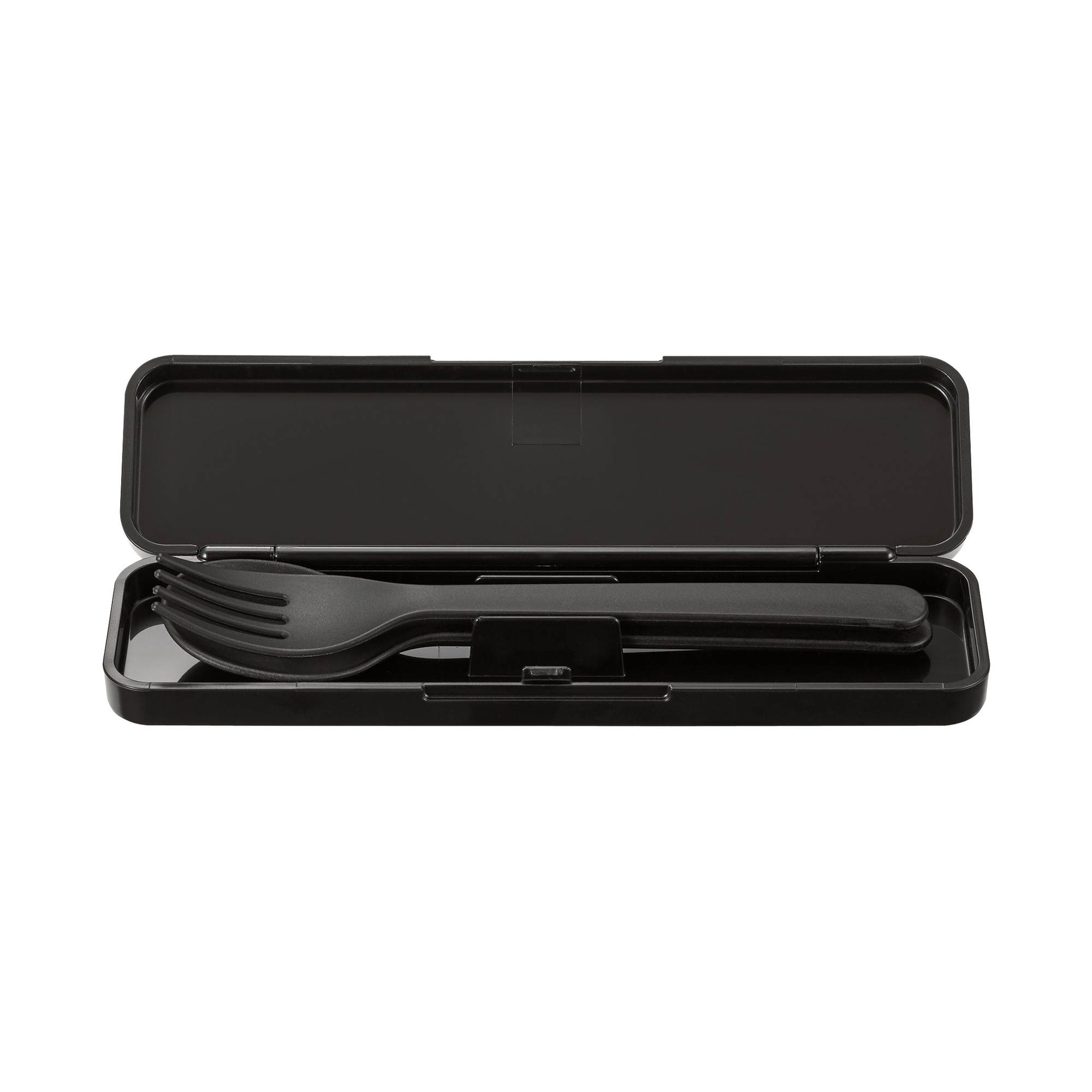 MUJI | FORK AND SPOON SET / BLACK