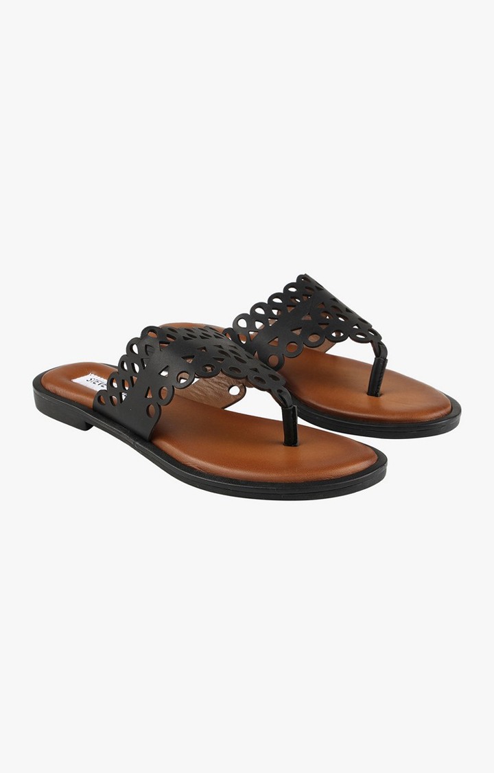 Fanny Black Flats