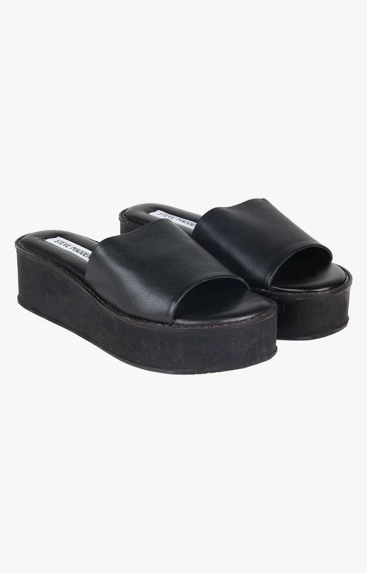 Sandy Black Wedges